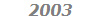 Classifica 2003
